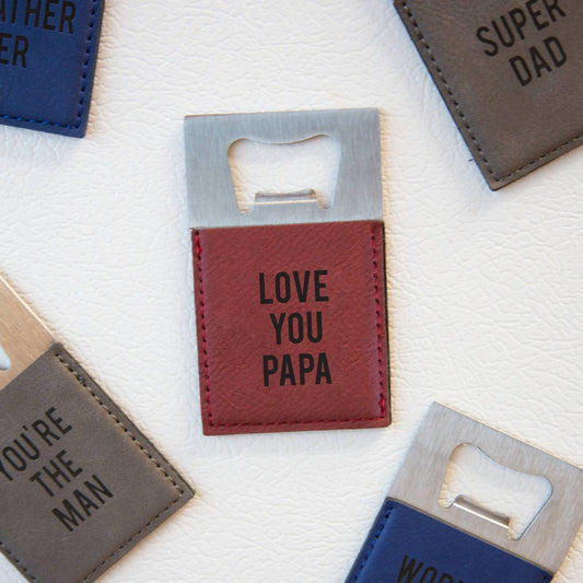 Papa - Bottle Opener Magnet