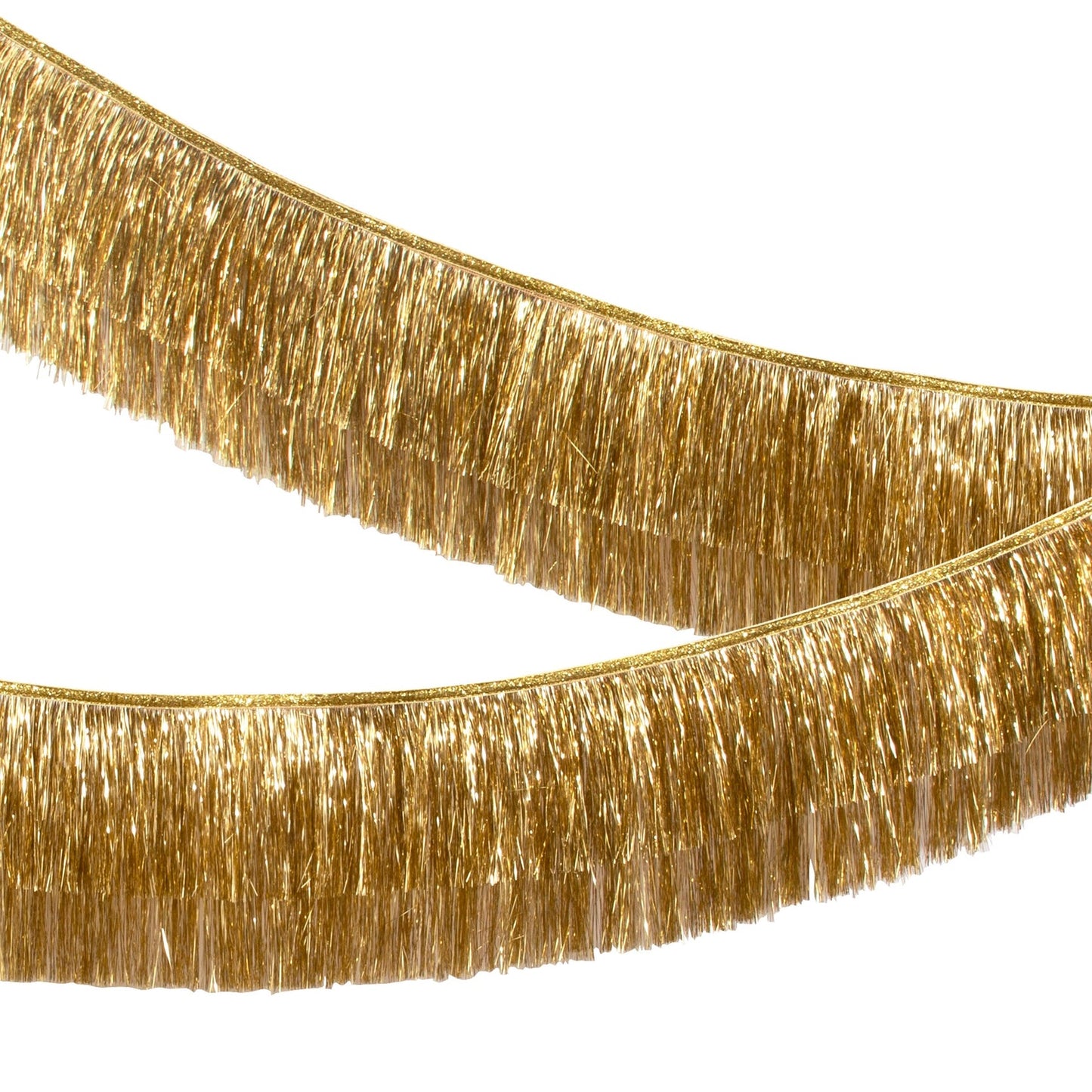 GOLD TINSEL FRINGE GARLAND