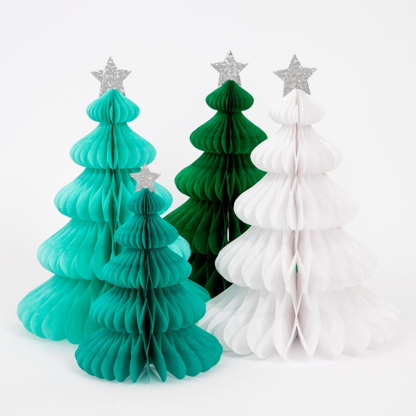 GREEN FOREST HONEYCOMB DECORATIONS