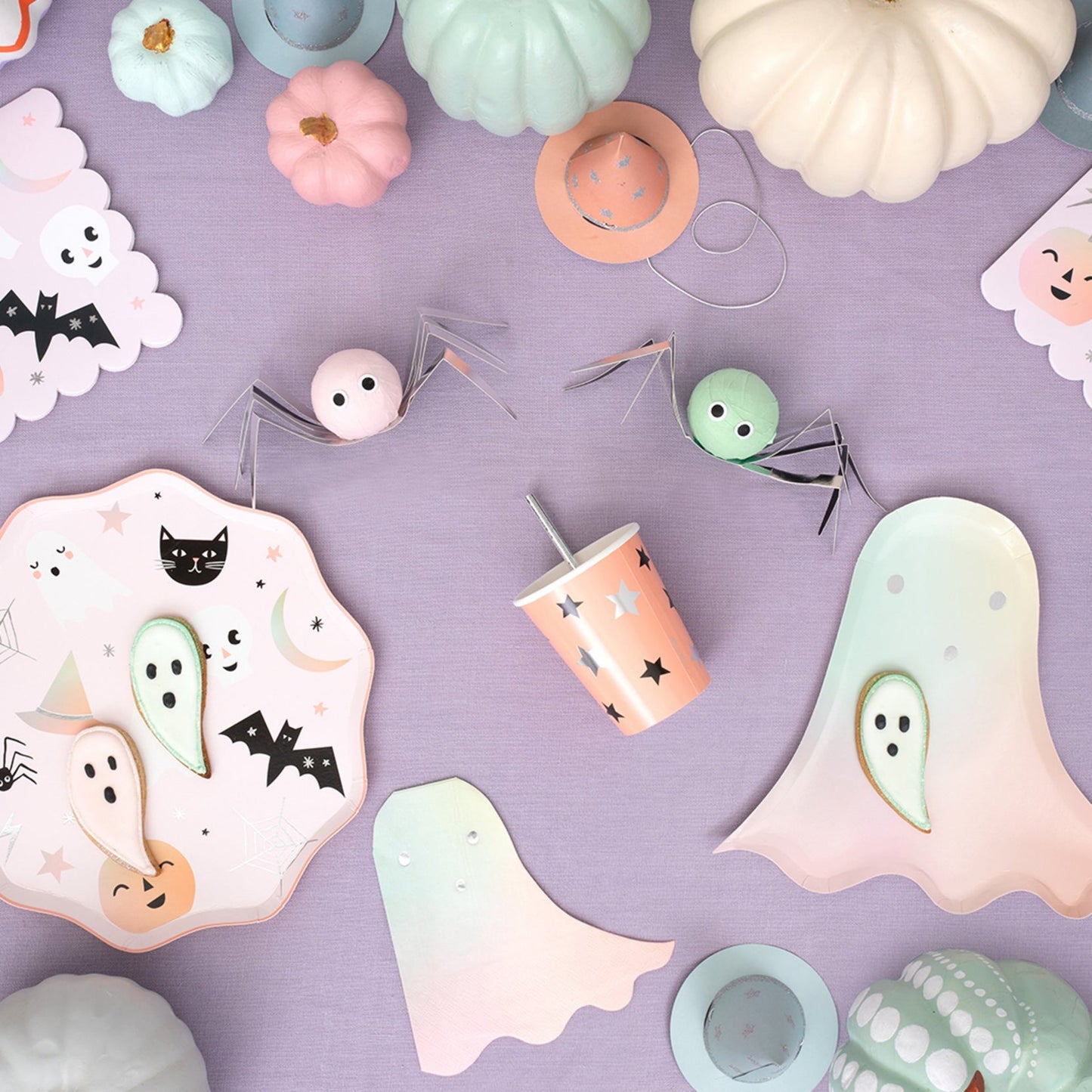 Pastel Halloween Dinner Plates