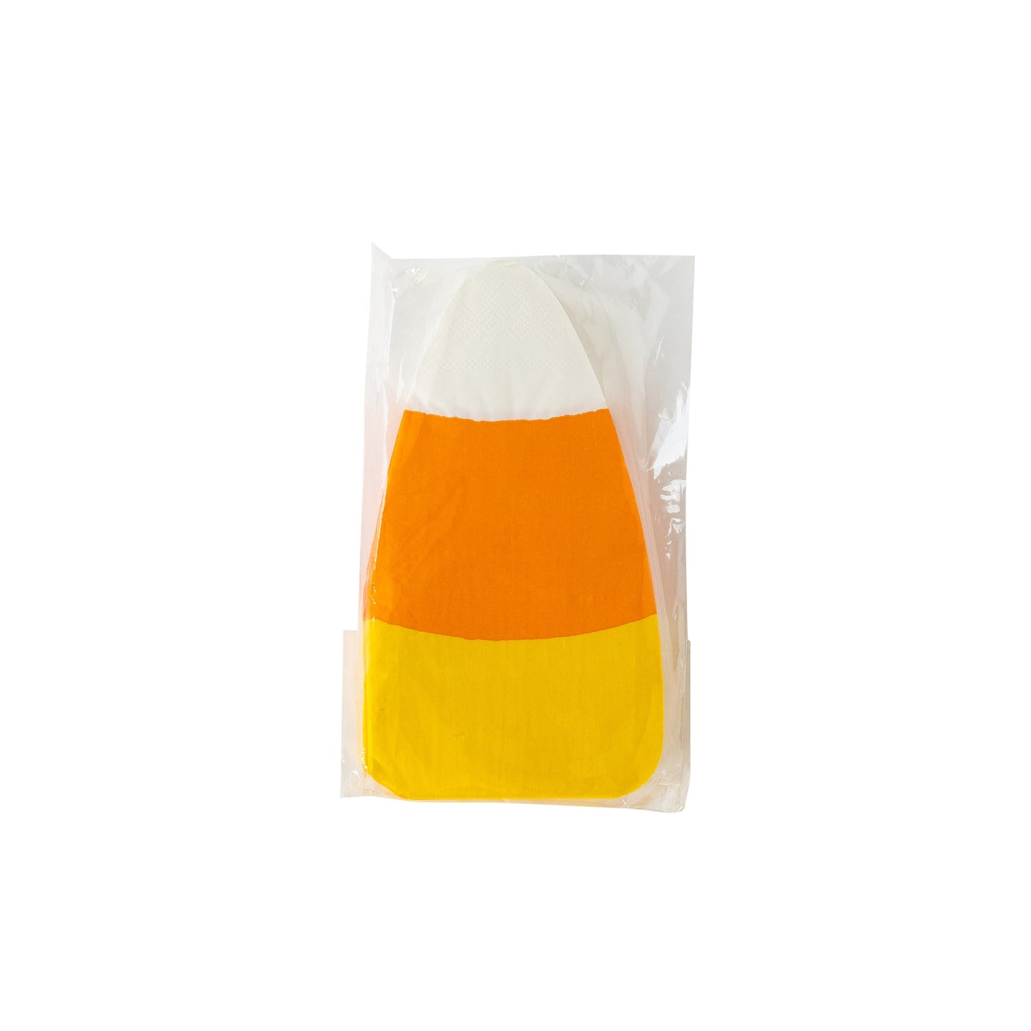 CANDY CORN SHAPED PAPER GUEST TOWEL NAPKIN